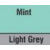 Mint & Light Grey 